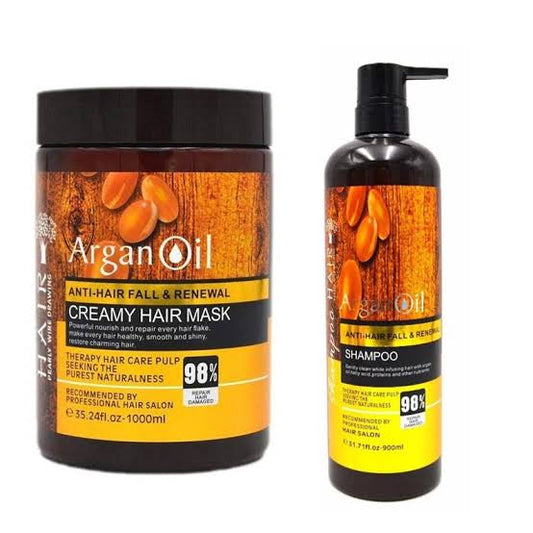 2ps deal ( Argan Oil Hair Mask & Shampoo) AurDekhao.pk