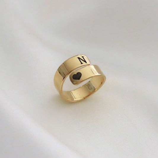 Customized Stone Band Ring