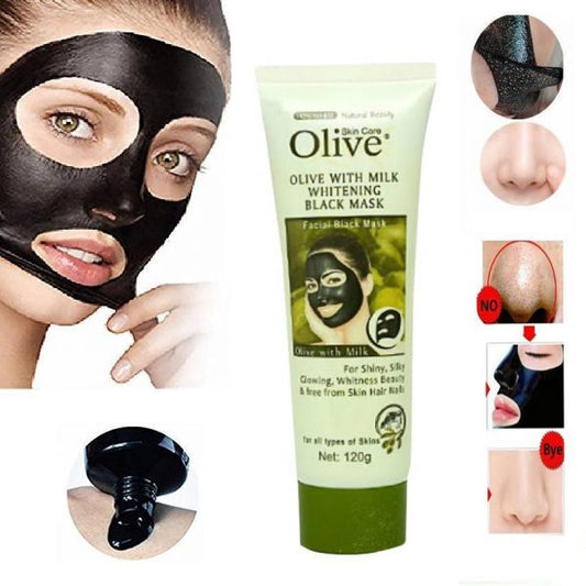 Olive Milk Whitening Peel Off Black Mask