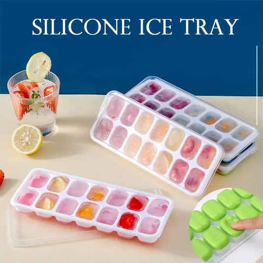 14 Grid Silicone Ice Cube Tray AurDekhao.pk