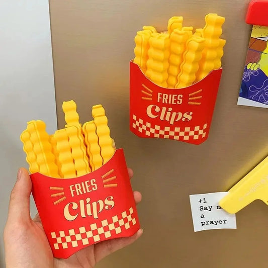 Magnetic French Fries Style Food Sealing Clips