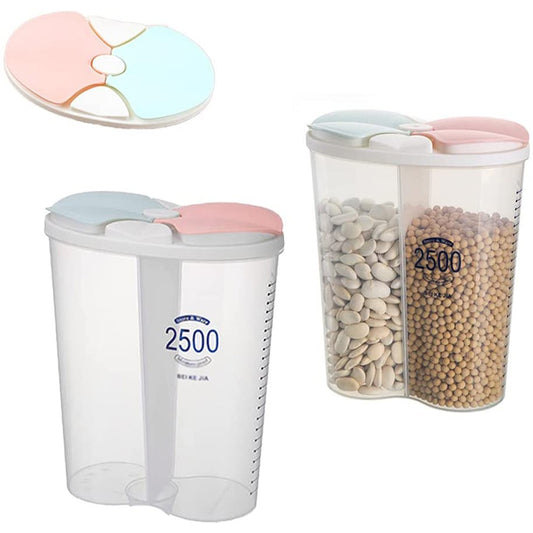 2 Partition Food Container 2500ML