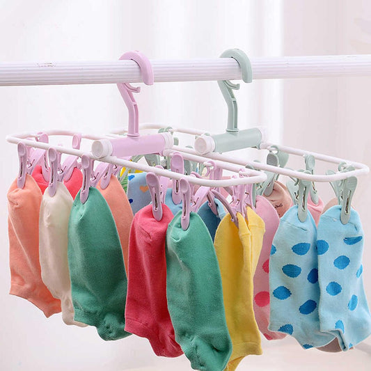 Folding Undergarment And Socks Hanger