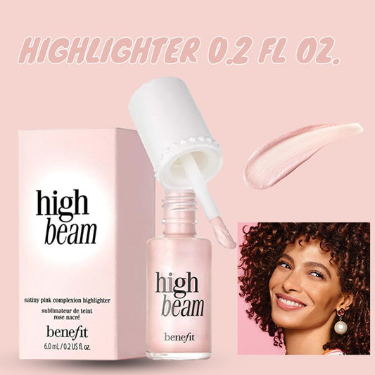 Benefit Cosmetics High Beam Liquid Face Pink Highlighter - 0.2 Fl oz.
