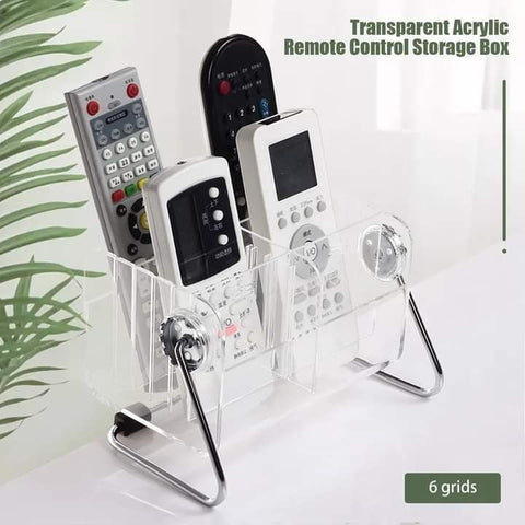 Acrylic 6 Grid Remote And Multipurpose Stand AurDekhao.pk