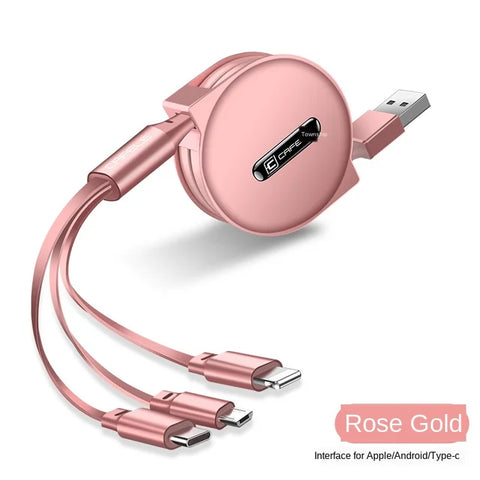 3 In 1 USB Charging Cable