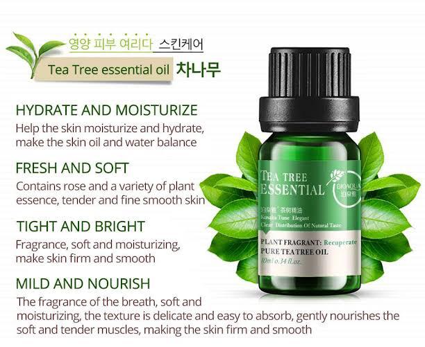 Bioaqua Tea Tree & Rose Oil 10ml