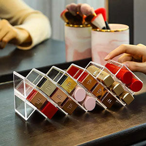 Lipstick holder with 16 grids