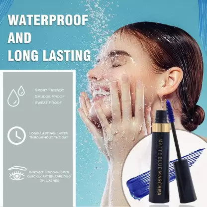 Blue Mascara Long Lasting Waterproof 10 ml