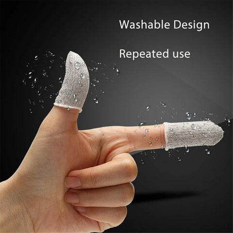 1 Pair PUBG Mobile Finger Sleeve Breathable For Hi-Players AurDekhao.pk
