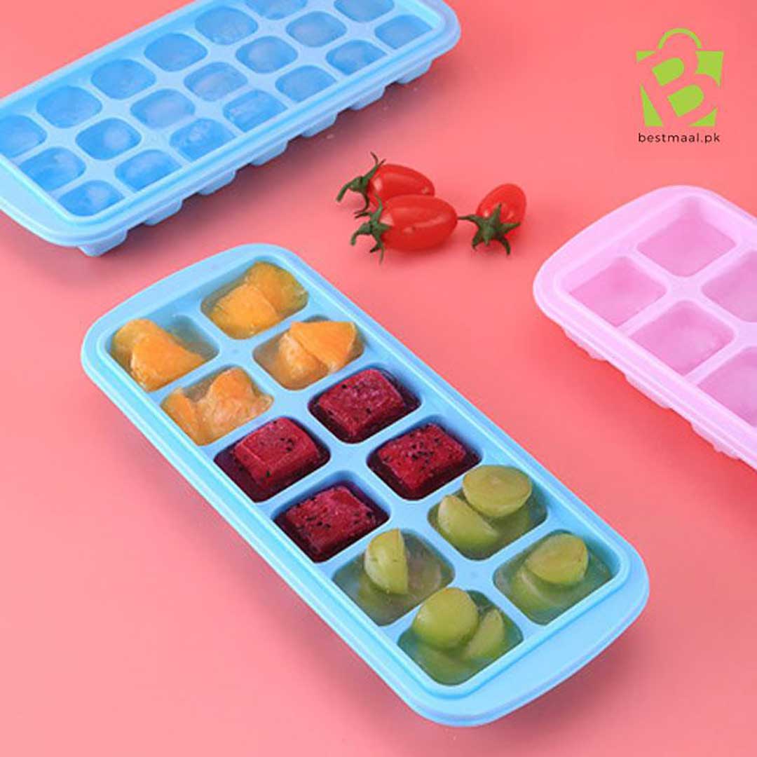 Silicon Ice Cube Tray with 12 Holes