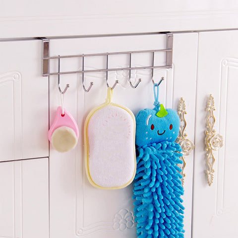 The Door Hook Hanger, Wall Mounted Cabinet Cupboard Door Hooks, Coat Rack for Towel