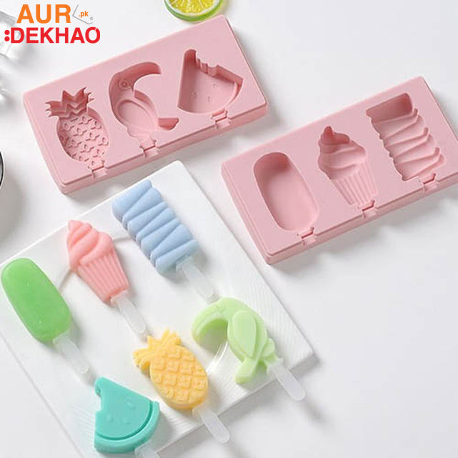 Ice Cream Mould with Lid-Silicone
