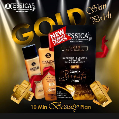 Jessica professional  1- Gold skin polish 2-Tea tree skin polish