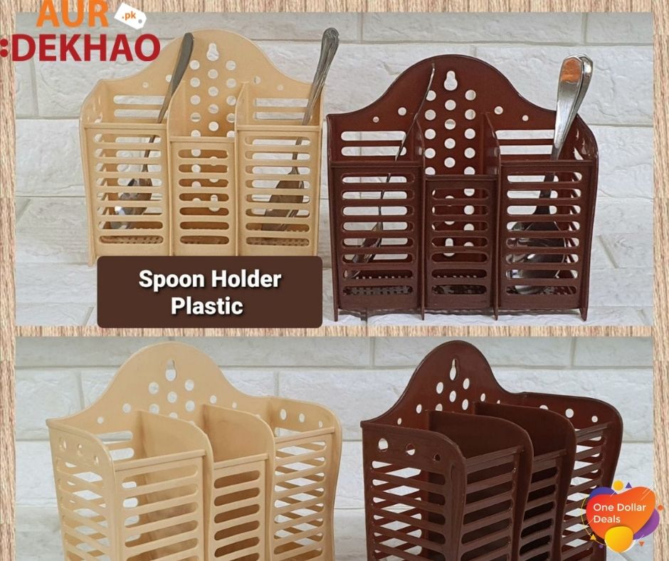 Spoon Holder Plastic Kitchen Utensils