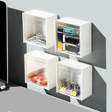 Self-adhesive Flip-top Mini Storage Box