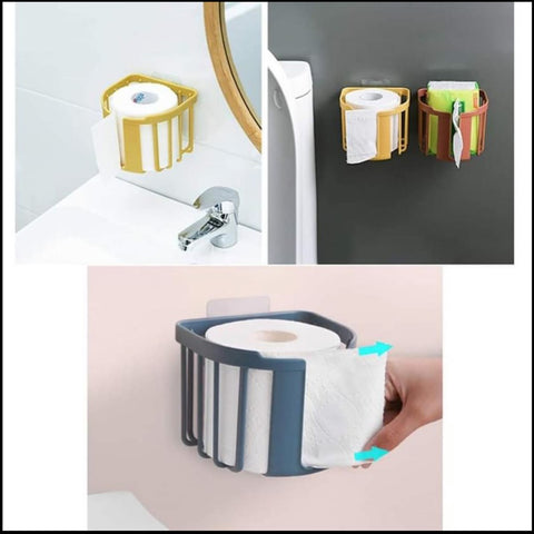 Tissue Roll Holder that Sticks to the Wall