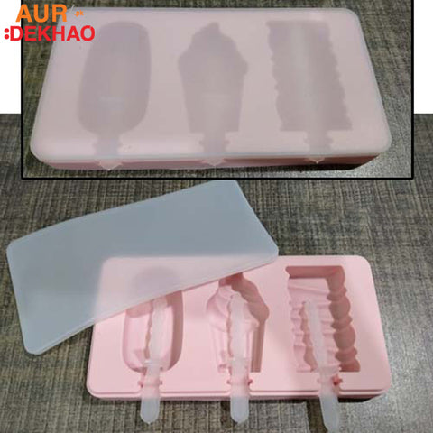 Ice Cream Mould with Lid-Silicone