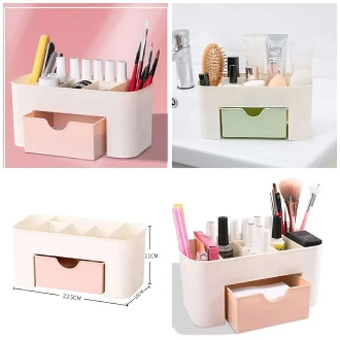 Cosmetic Storage Box Multi Functional Desktop Tidy Organizer