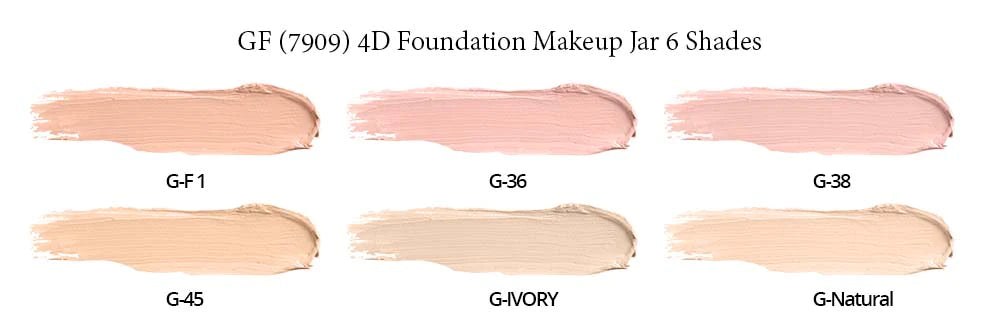 Compare Color Glamorous Face 4D Foundation Jar