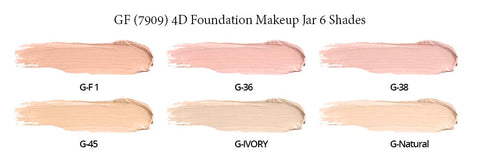 Compare Color Glamorous Face 4D Foundation Jar