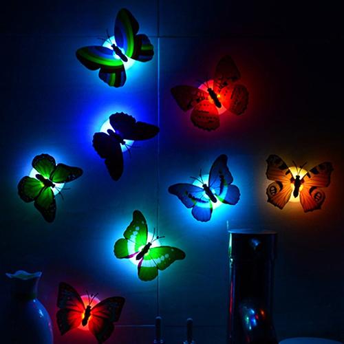 4pcs Lovely Butterfly LED Night Light Color Changing Light Lamp Beauti –  AurDekhao.pk