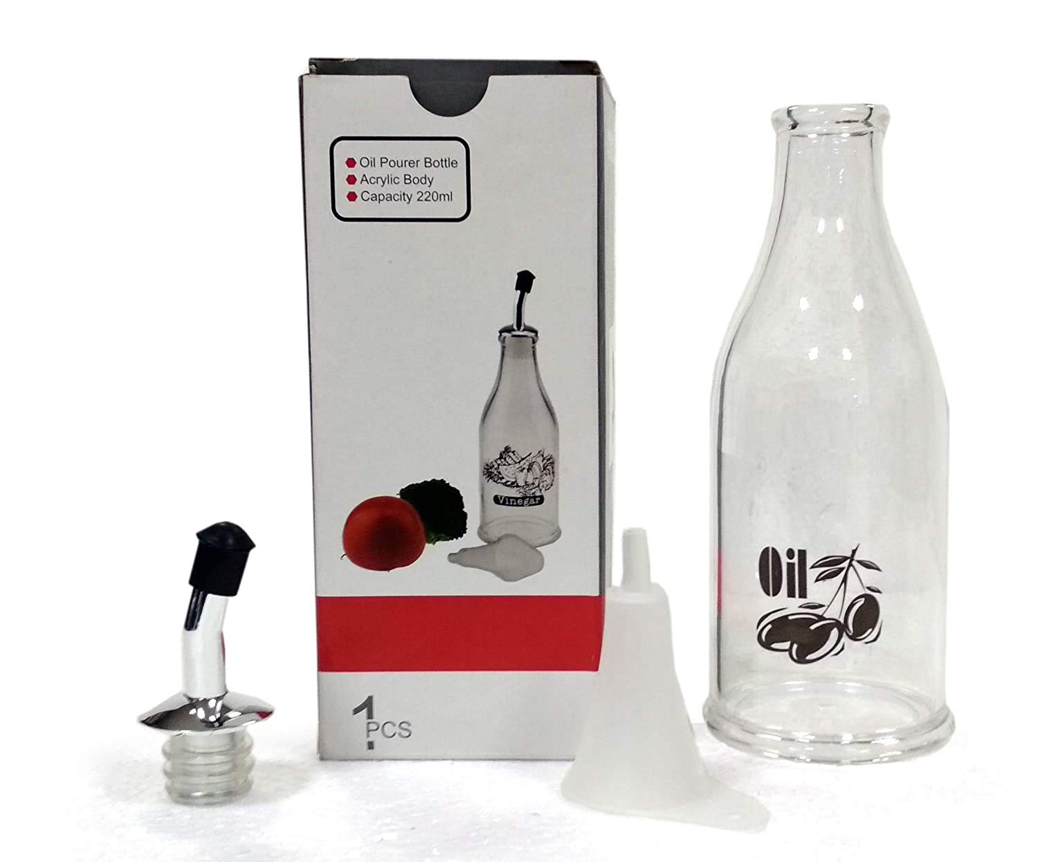 Acrylic Oil and Vinegar Pourer Bottle, 800 ml AurDekhao.pk