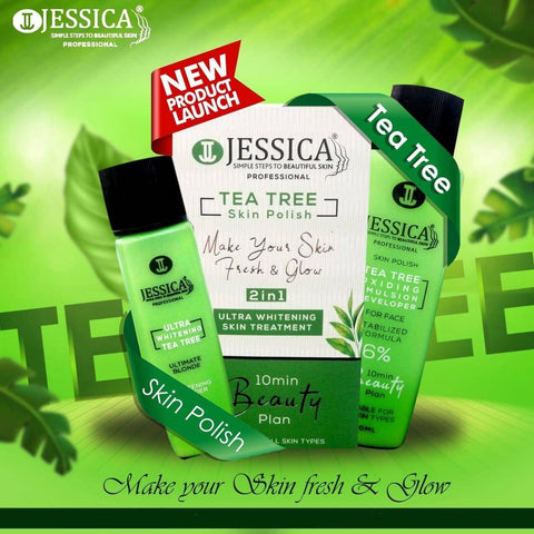 Jessica professional  1- Gold skin polish 2-Tea tree skin polish