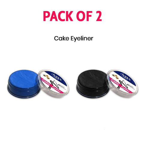 Aqua Color Line Pack Of 2 Cake Eyeliner