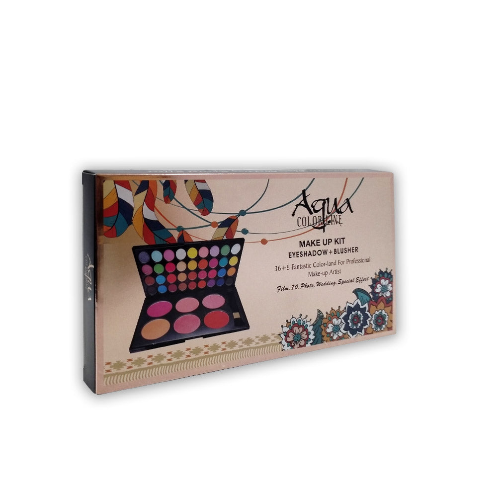 Aqua Color Line (3521) 36+6 Eyeshadow & Blusher Kit