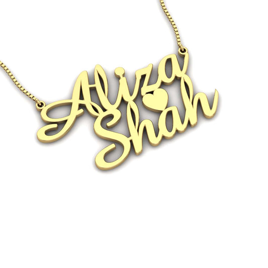 Stylish Name Necklace Alizashah Style