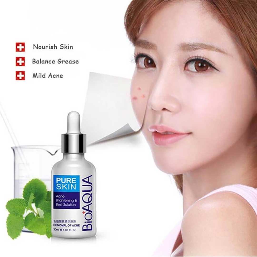 Pure Skin Removal Acne Brightening Solution 30ML - BIOAQUA