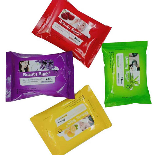 24 Makeup Facial Cleansing Wipes from Beauty Bank
