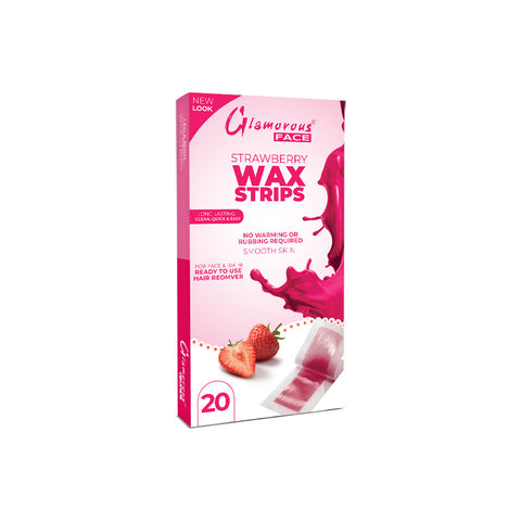 Glamorous Face Body Wax Strips 4 Flavors 360