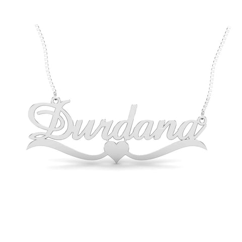 Stylish Name Necklace Durdana Style