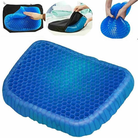 Flexible Silicone Gel Seat Breathable Car Cushion, Non-Slip Wear-Resistant Durable Soft Comfortable Cushion For Pressure Relief