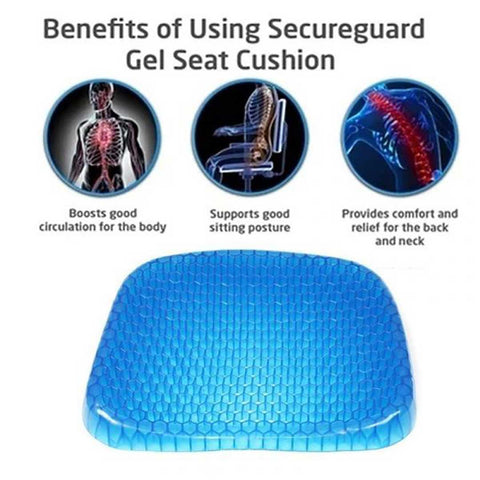 Flexible Silicone Gel Seat Breathable Car Cushion, Non-Slip Wear-Resistant Durable Soft Comfortable Cushion For Pressure Relief