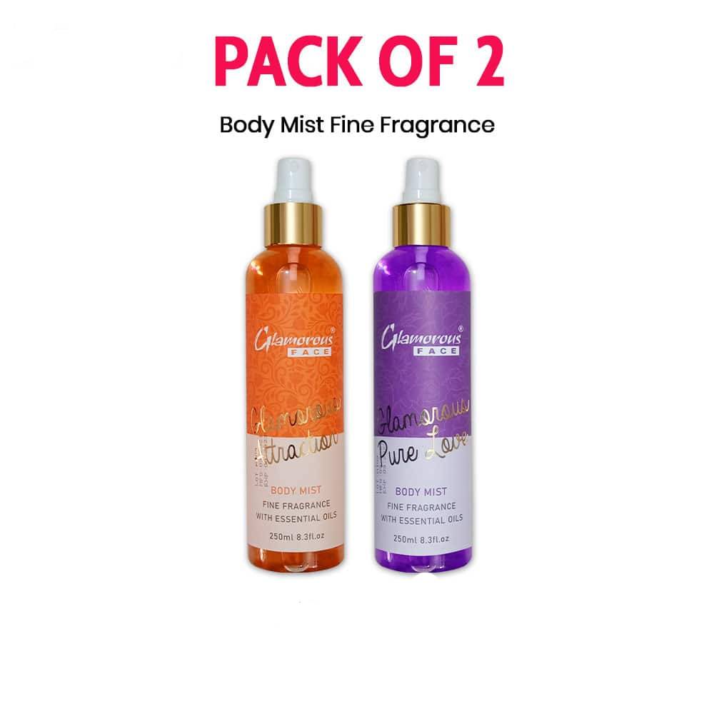Pack Of 2 Body Mist Fine Fragrance