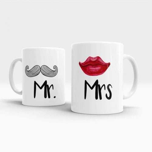 Customized Mr & Mrs Mugs