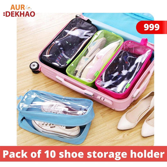 Pack of 10 Shoe Travel Bag