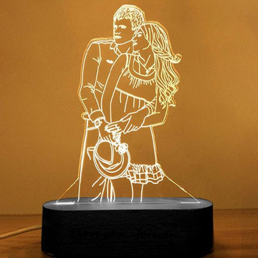 Picture 3D LED Lamp