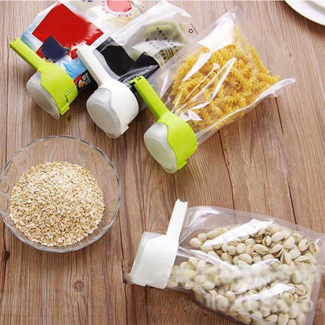 Clip to Seal Pour Food Storage Bags