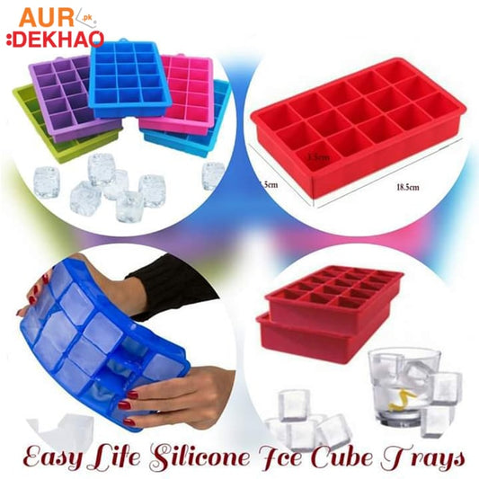 Silicone Ice Cube Tray - AurDekhao.pk