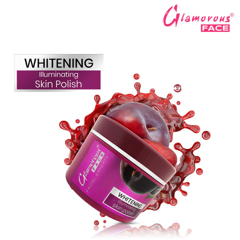 Glamorous Face Whitening Illuminating Skin Polish (JAR 500ML)