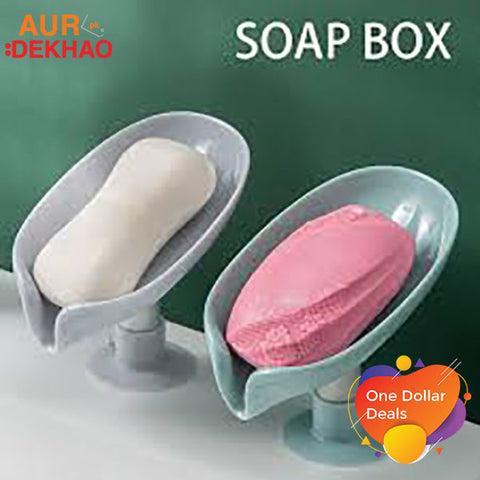 Self-draining Soap Holder with Suction Cup