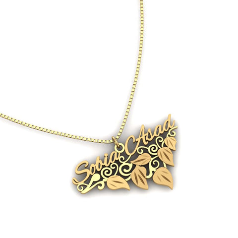 Petals Fancy Design Necklace Sobia Asad Style