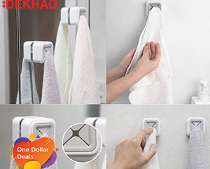 Towel Holder Square Self-Adhesive