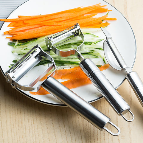 Stainless Steel Vegetable Peeler with Double Planning Grater Multifunction