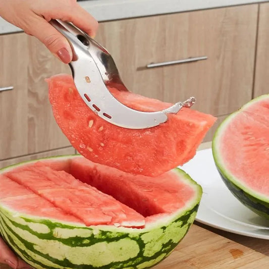 Stainless Steel Watermelon Slicer Outdoor Fruit Cutter