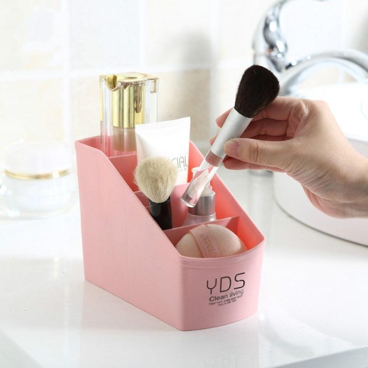 Grid Desktop Sundries Storage Box Makeup Organizer Cosmetic Closet Bin Case